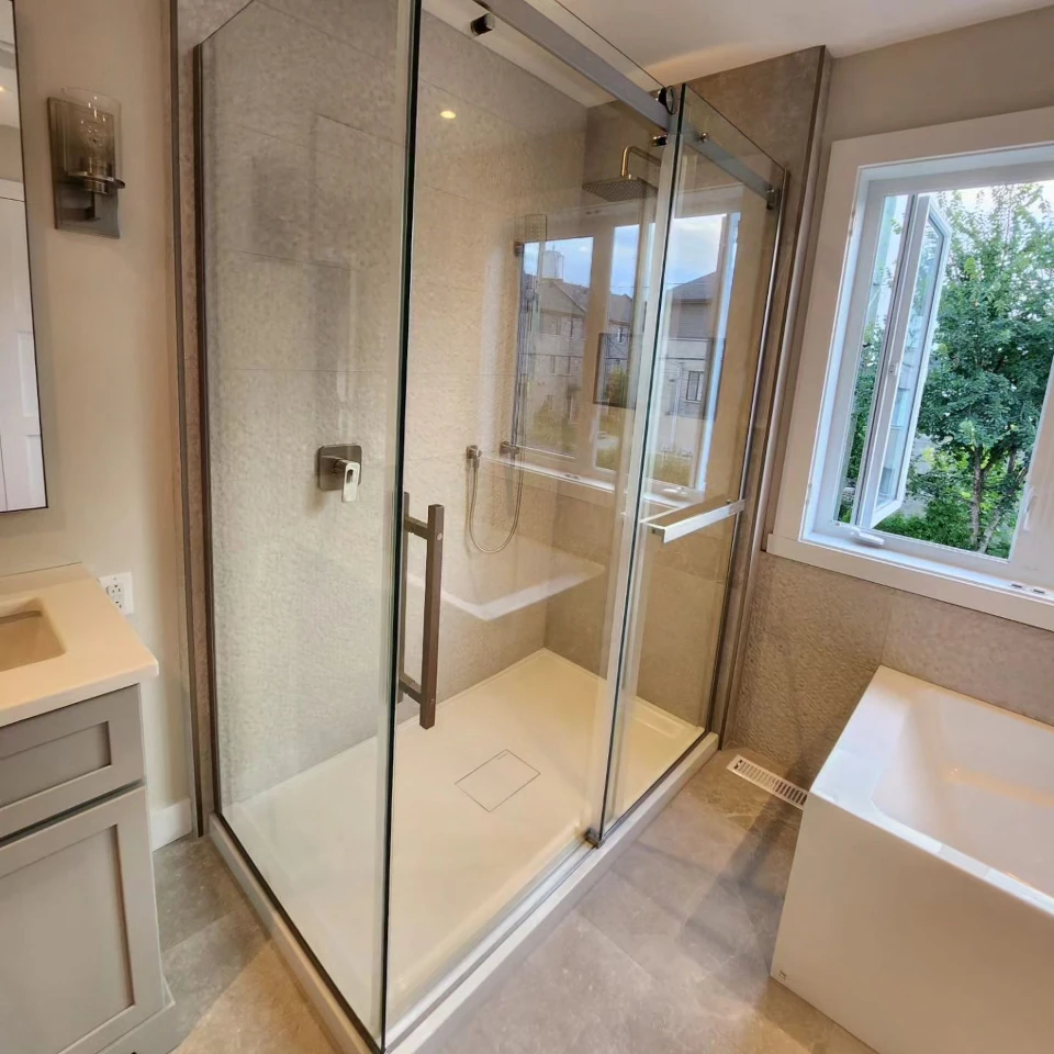 Rénovation de salle de bain réussie