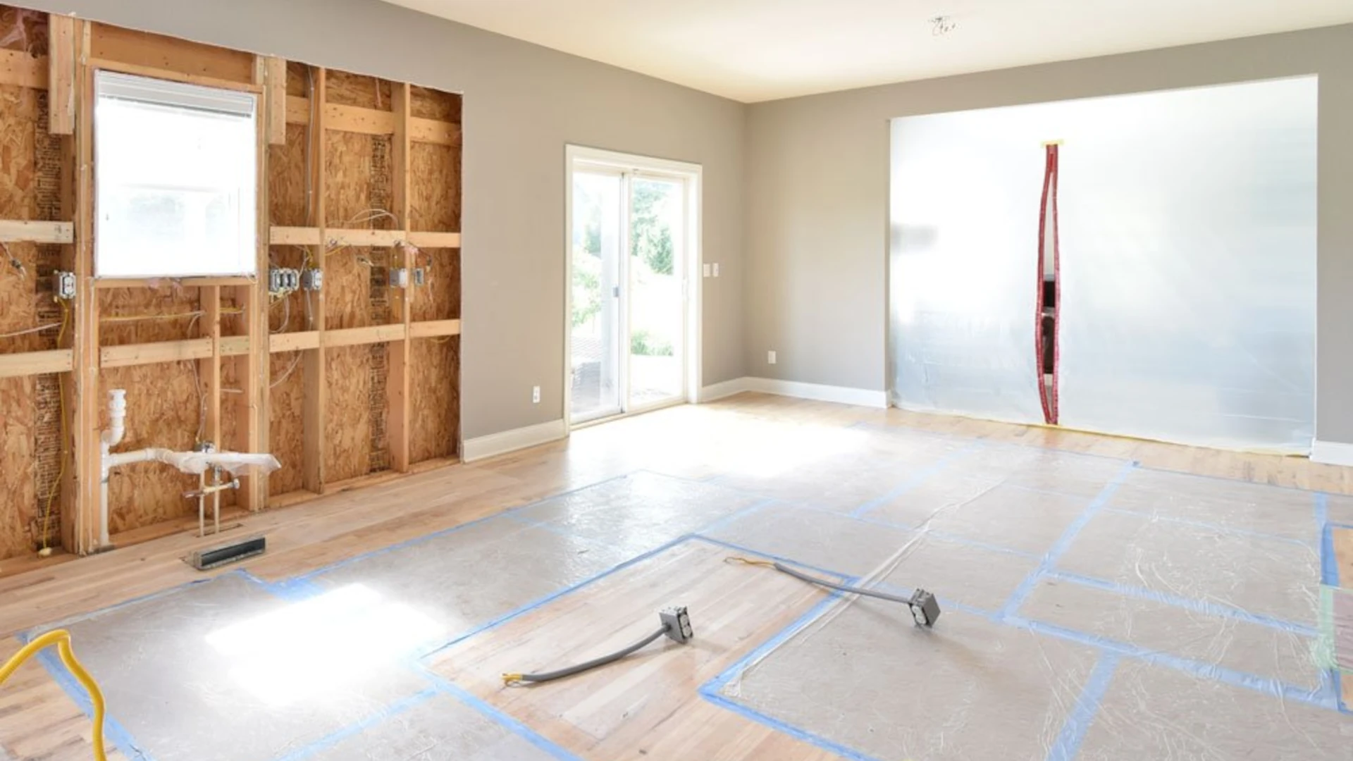 Protection des lieux et poussières lors de rénovation