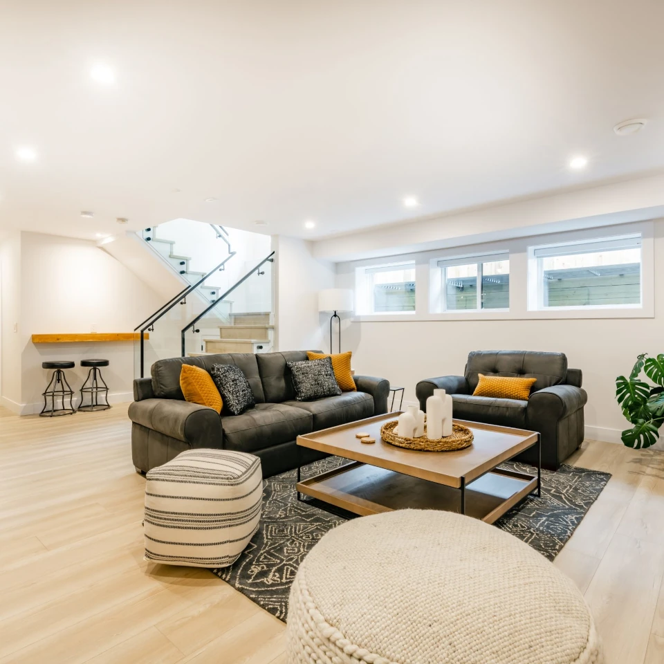 Service de finition de sous-sol clé en main